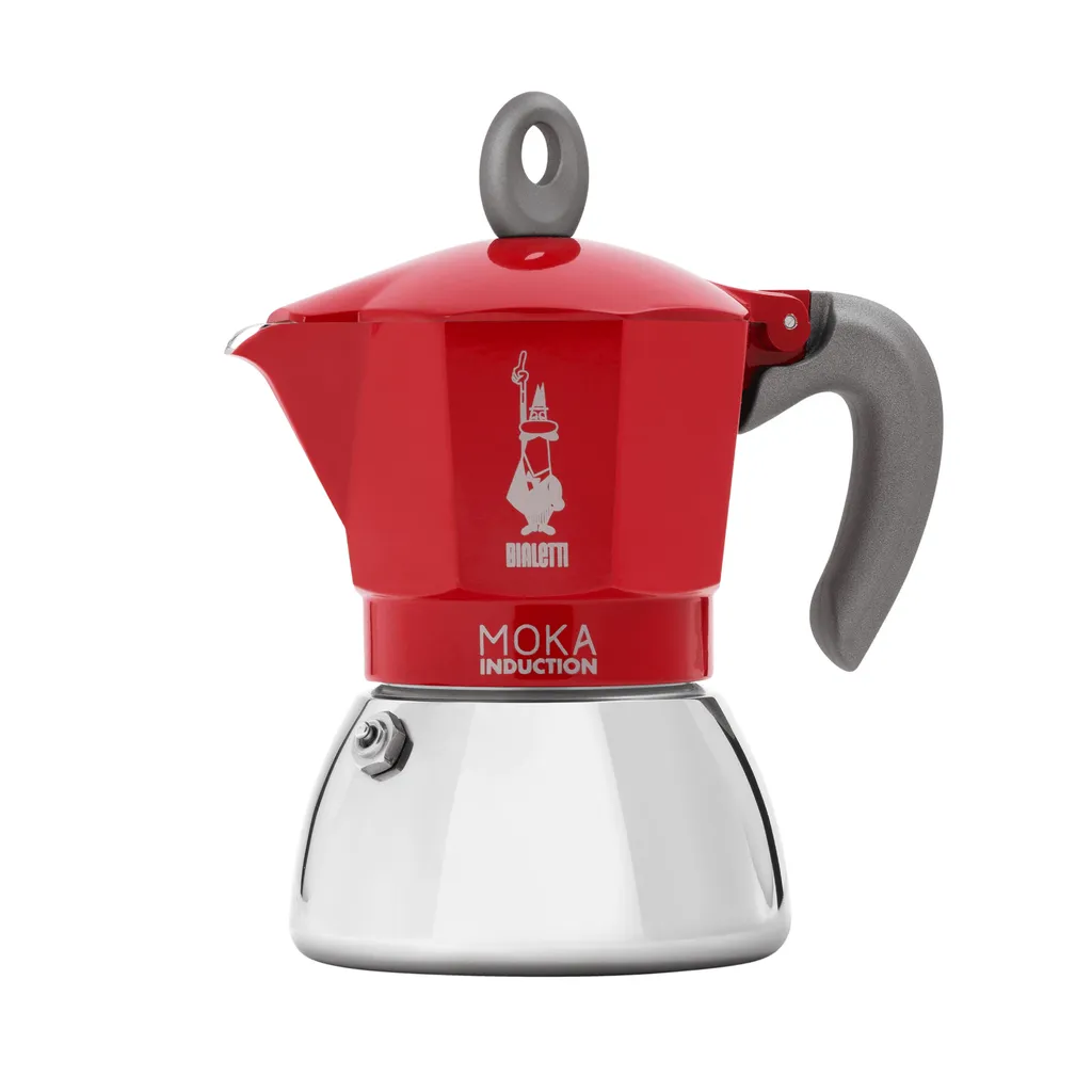 New-Moka-Induction - Kaffeemaschine - Rot - Für 6 Espressotassen